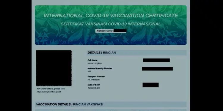Indonesia Kini Punya Sertifikat Vaksin Internasional, Begini Cara Aksesnya Halaman all