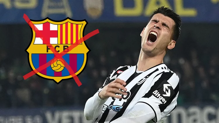 Dihalang-Halangi Gabung Barcelona, Striker Juventus Alvaro Morata Pasrah