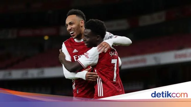 Sampaikan Salam Perpisahan, Saka Sebut Aubameyang Legenda