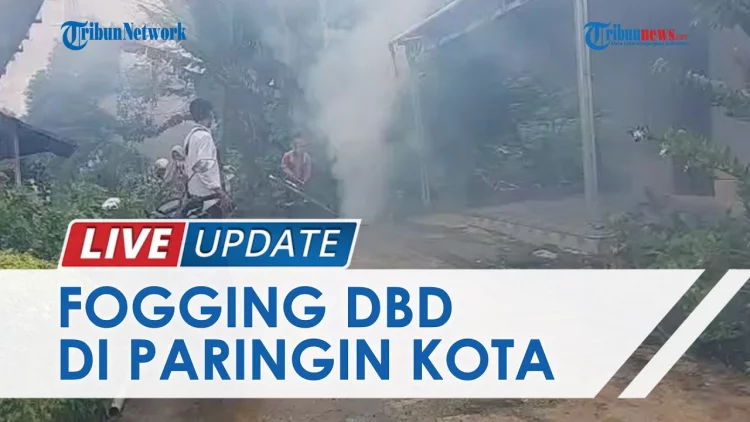 Antisipasi DBD, Dinkes Balangan dan Puskesmas Paringin Laksanakan Fogging di RT 16 Paringin Kota