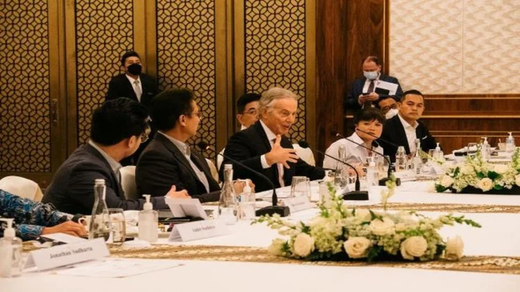 Tony Blair Bergabung dengan Internasional Advocacy Caucus B20 Indonesia