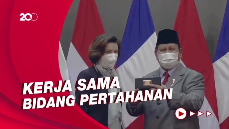 Saat Prabowo Berbahasa Prancis di Depan Menteri Parly