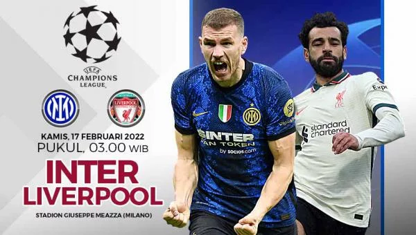 Link Live Streaming Liga Champions, Inter Milan vs Liverpoool