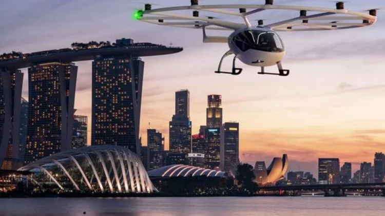 Taksi Terbang Volocopter Siap Mengudara di Singapura pada 2024