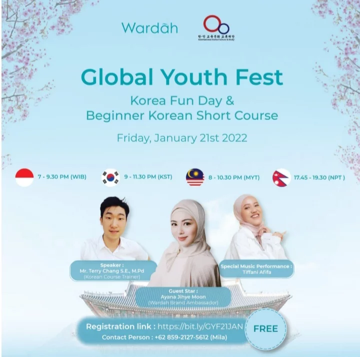 Wardah menyelenggarakan event internasional yang dihadiri oleh peserta dari 4 negara : Indonesia, Malaysia, Korea Selatan dan Nepal