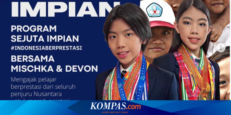 Mischka dan Devon Luncurkan Beasiswa Olimpiade Internasional "Sejuta Impian"