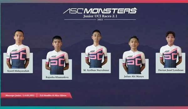 Dua Atlet ASC Monsters Masuk 10 Besar Balap Sepeda Internasional