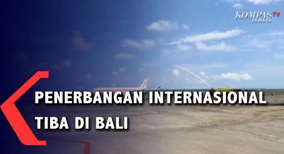 Sejumlah Maskapai Penerbangan Internasional Tiba di Bali