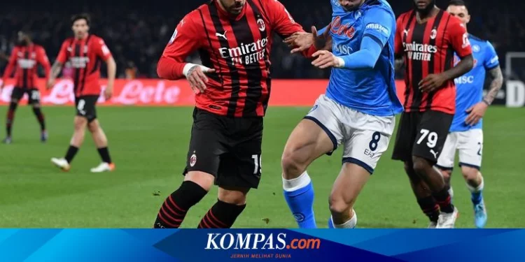 HT Napoli Vs AC Milan: Giroud Main dengan Kaki Berdarah, Skor Masih 0-0 Halaman all