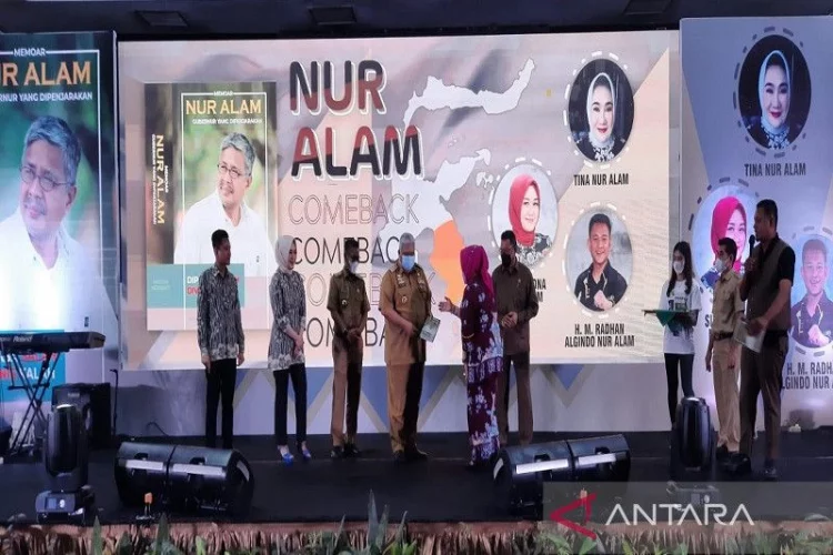 Buku catatan peristiwa mantan Gubernur Nur Alam di bedah