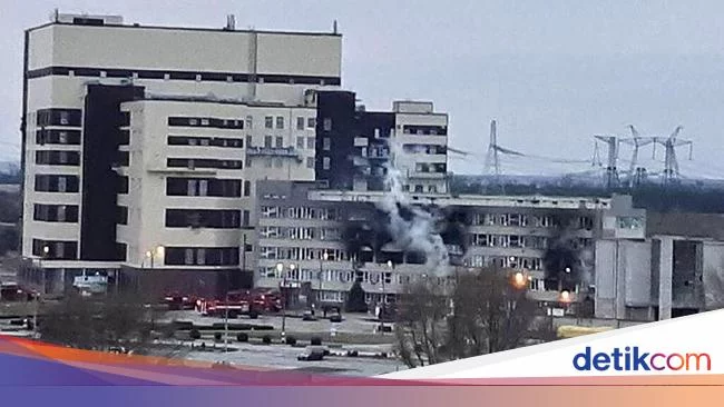 Invasi Rusia Hari ke-12, PLTN Terbesar dan Pabrik di Ukraina Terbakar