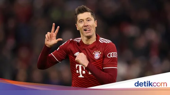 Lewandowski Ukir Hat-trick Tercepat dalam Sejarah Liga Champions