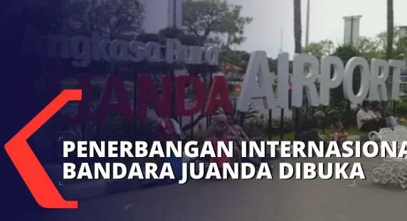 Penerbangan Internasional di Bandara Juanda Surabaya Mulai Dibuka