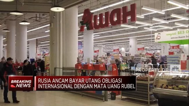 Rusia Ancam Bayar Utang Obligasi Internasional Dengan Rubel