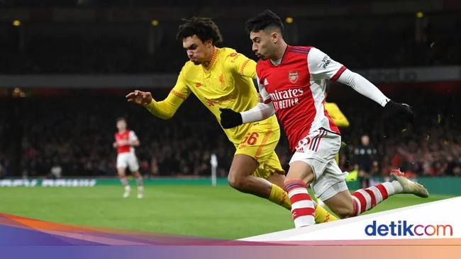 10 Data dan Fakta Duel Arsenal Vs Liverpool