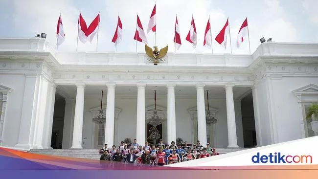 Rombongan MotoGP Dijamu Presiden Jokowi di Istana, Bos Dorna Bangga