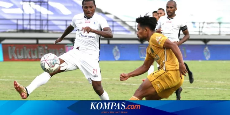 Hasil Bhayangkara FC Vs Persipura: Kalah 1-2, The Guardian Gagal Dekati Persib Bandung Halaman all