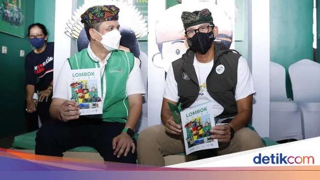 Sandiaga Uno Resmikan Grab Lounge di Bandara Internasional Lombok