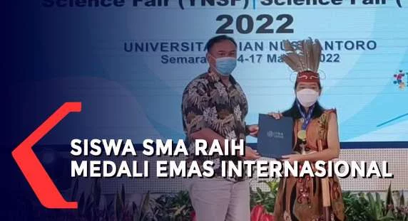 Siswa SMAN 2 Palangkaraya Raih Medali Emas Internasional