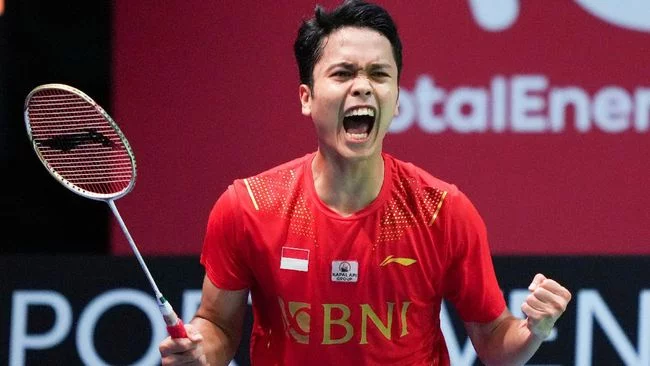 Hasil Swiss Open: Kalahkan Vito, Anthony Ginting ke 16 Besar