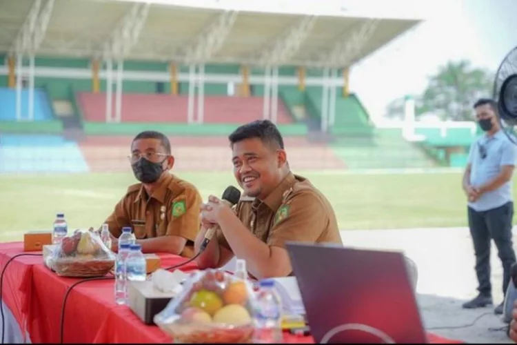 Bobby Nasution Pengin Renovasi Stadion Teladan Sesuai Standar Internasional