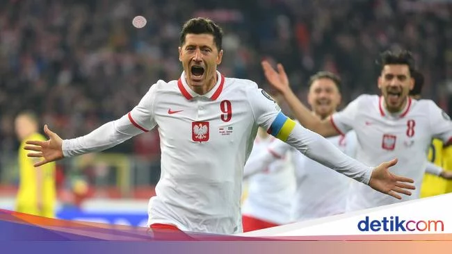 Polandia Vs Swedia: Lewandowski dkk ke Piala Dunia 2022