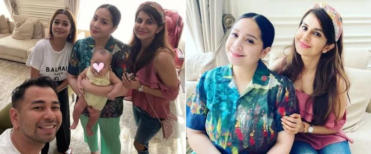 9 Momen Tina 'Icha' dan Roop Durgapal bertemu keluarga Raffi Ahmad