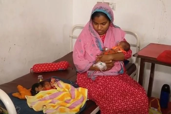 'Mukjizat dari Allah Semua Anak Sehat', Peristiwa Langka! Punya Dua Rahim, Ibu Muda Melahirkan Bayi Kembar Setelah Sebulan Lalu Melahirkan Putranya