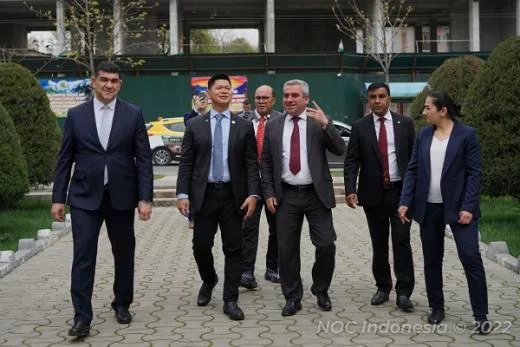NOC Indonesia Buka Pintu Diplomasi Internasional dengan Tajikistan
