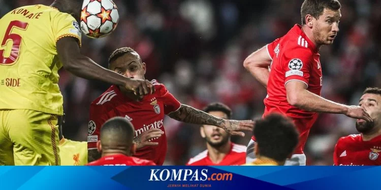 Benfica Vs Liverpool 1-3: Lanjutkan Tren Apik, The Reds Unggul Selangkah Menuju Semifinal