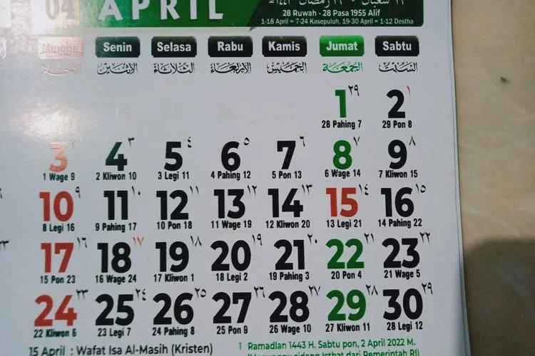 Tanggal 12 April 2022 Hari Apa, Memperingati Apa? Rupanya Ini Peristiwa yang Terjadi di Tanggal 12 April