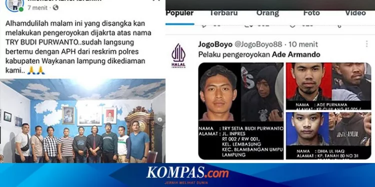 Foto Warga Lampung Viral Disebut Pemukul Ade Armando, Polisi: Sudah Dicek, Benar yang Bersangkutan Seharian Ada di Way Kanan Halaman all