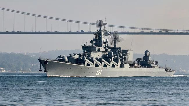 AS Yakin Kapal Perang Moskva Tenggelam Akibat Dua Rudal Ukraina