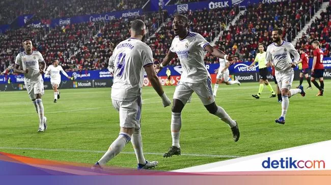 Osasuna Vs Real Madrid: Los Blancos Menang 3-1, Dekati Gelar Juara LaLiga