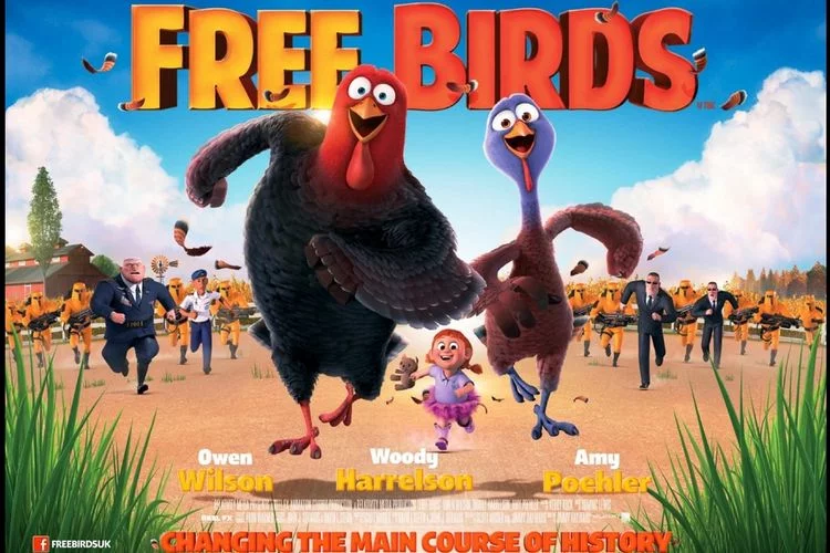 Sinopsis Free Birds, Upaya Para Kalkun Merubah Sejarah Thanksgiving, Film Animasi Sore Ini di GTV