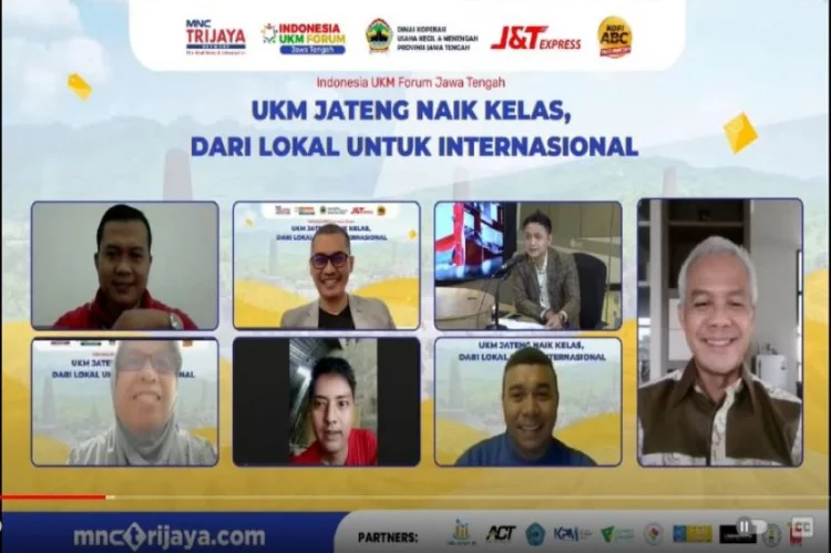Indonesia UKM Forum Radio Trijaya: Gubernur Jateng dan Stafsus Presiden Pacu UMKM ke Level Internasional