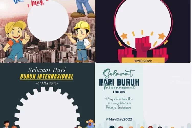 13 Link Twibbon Hari Buruh Internasional 2022 Gratis dan Terbaru, Rayakan May Day 2022 di WA, IG, FB, Twitter