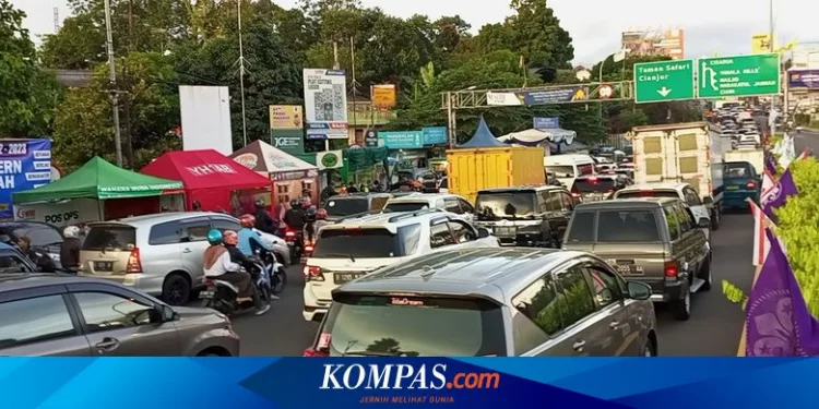 Lalu Lintas di Puncak Bogor Mulai Padat Selasa Pagi, Didominasi Kendaraan Pelat B