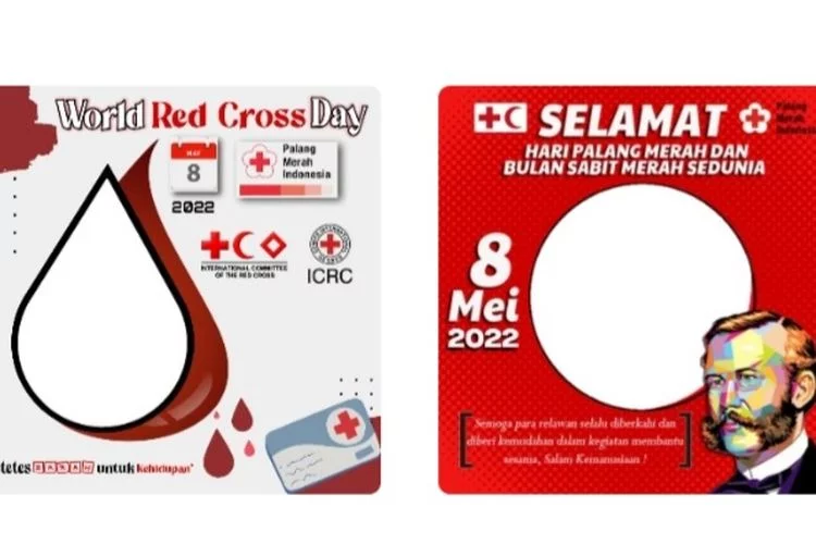 12 Link Twibbon Hari Palang Merah Internasional 2022, Desain Terbaru Cocok untuk Unggahan di Media Sosial