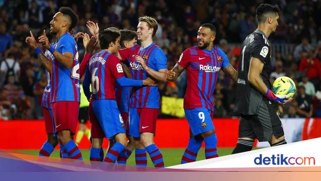 Barcelona Vs Celta Vigo: Aubameyang Dua Gol, Blaugrana Menang 3-1