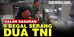 VIDEO: Dua Anggota TNI Bertarung Lawan 9 Begal di Kebayoran Baru