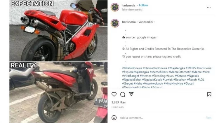 Meme Otomotif: Ekspektasi dan Realita Knalpot Kolong