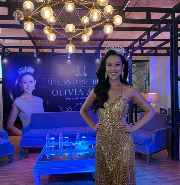 Olivia Aten Wakili Indonesia di Ajang Internasional "Miss Global 2022"
