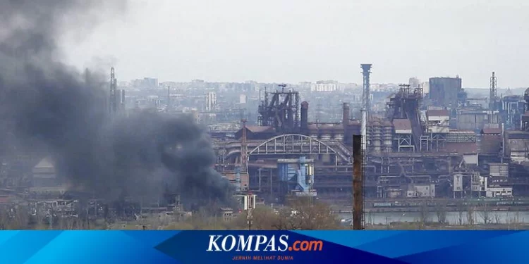 Ukraina Terkini: Misi Pertahankan Pabrik Baja Azovstal Selesai, Tentara Luka Parah Dievakuasi