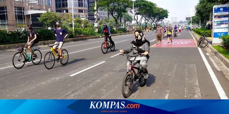Car Free Day Jakarta Kembali Dibuka Hari Ini, Berikut Pembatasan dan Aturannya  Halaman all