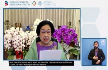 Megawati Dorong Kerja Sama Internasional Kuatkan Fungsi Organisasi Metereologi Dunia