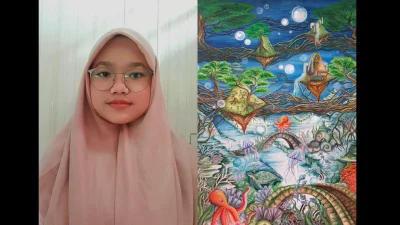 Keren...Salwa Putri, Siswa MAN Insan Cendekia Pasuruan Juara Kompetisi Karya Seni Internasional