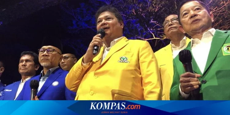 Partai Golkar, PAN dan PPP Tanda Tangani Nota Kesepahaman KIB