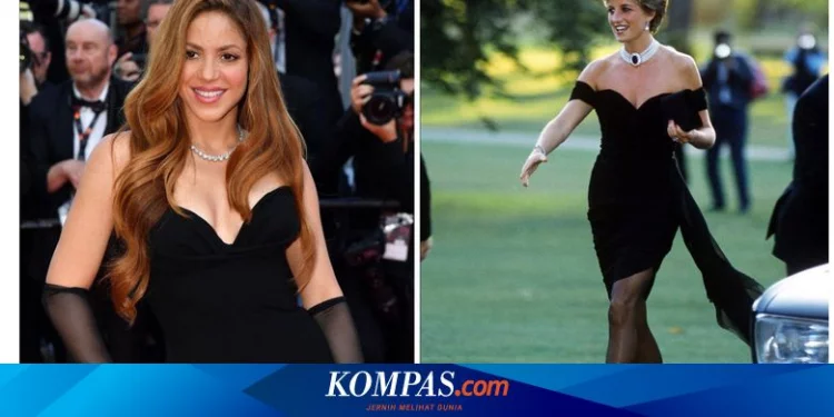 Shakira Pakai "Revenge Dress" ala Putri Diana, Sindir Gerard Pique? Halaman all