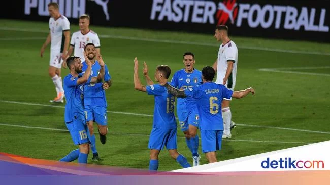 Italia Vs Hungaria: Gli Azzurri Menang 2-1